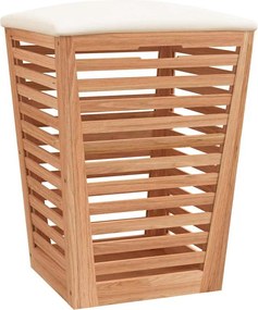 vidaXL Kúpeľňová stolička 40,5x40,5x56 cm masívne orechové drevo