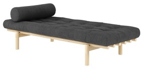 Leňoška Next Daybed Clear lacquered/Charcoal 75 × 200 × 56 cm KARUP DESIGN