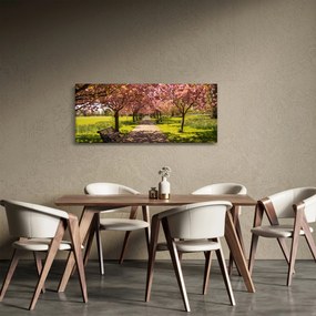 Obraz - sad čerešní (120x50 cm)