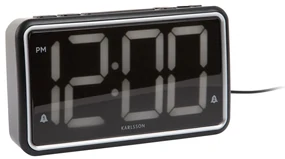Digitálne hodiny Karlsson New Retro KA6035BK, 9cm