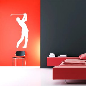 Sablio Samolepka na stenu: Golfista - 33x60 cm