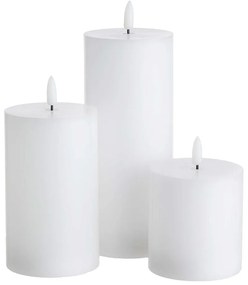 NORDIC LIGHT LED Sviečky 3 ks - biela