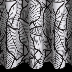 ZÁVES NA PÁSKE ROMI 140X270 CM BIELA