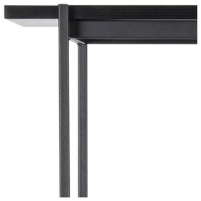 Čierny regál v dekore jaseňa 94x172 cm Angus – Actona