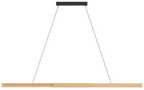 Eglo 390369 - LED Stmievateľný luster na lanku MONTEBUONO LED/21W/230V 3000K hnedá