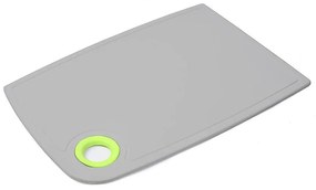 Doska na krájanie protišmyková sivá L