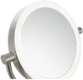 Sencor - Kozmetické zrkadielko s LED podsvietením LED/5W/230V nerez