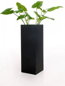 Kvetináč BLOCK, pozink, výška 100 cm, antracit, vr. zavlaž. systému