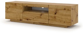 TV stolík/skrinka Aurinko 150 (dub artisan). Akcia -18%. Vlastná spoľahlivá doprava až k Vám domov. 1083420