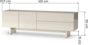 TV stolek Glim 160 cm kašmírový