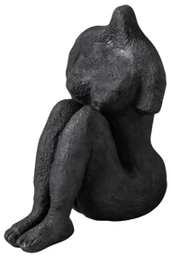 Soška z polyresínu (výška 14 cm) Sitting Woman – Mette Ditmer Denmark