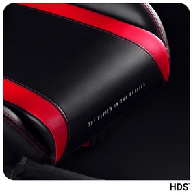 Herné kreslo Diablo X-Horn 2.0 Normal Size, čierno-červené