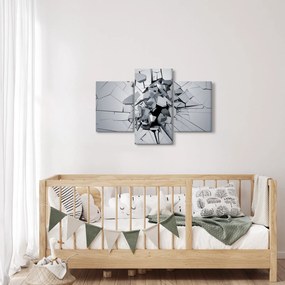 Obraz abstrakcie 3D (90x60 cm)
