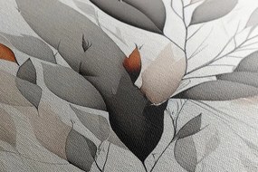 Obraz minimalistická vetvička listov - 120x80