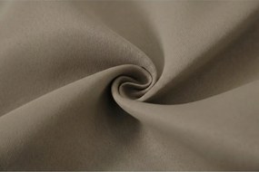 Béžový záves OXFORD 140x250 cm Zavesenie: Kovové krúžky