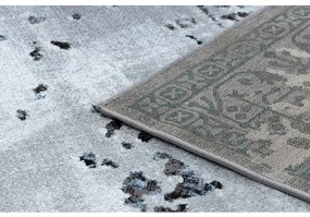 Moderný koberec DE LUXE 2078 ornament vintage - Štrukturálny sivá Veľkosť: 240x340 cm