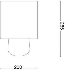 Ideal Lux - Stolná lampa KALI 1xE14/40W/230V keramika/krémová/béžová