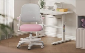 Detská otočná stolička Mark Adler Junior 4.3 ružová / sivá