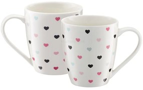 AMBITION Porcelánový hrnček Love Little Hearts 370 ml