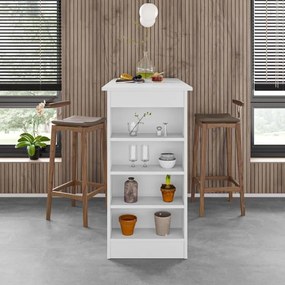 Barový stôl Houseland Swallow biely