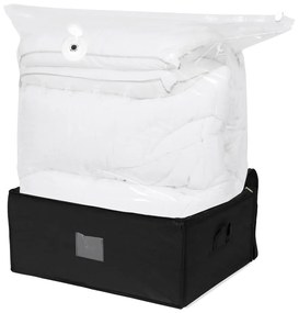 Vákuový/vystužený látkový úložný box na oblečenie 50x65x27 cm – Compactor