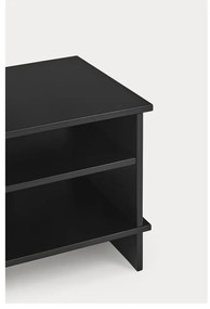 Čierny nočný stolík s poličkami Inari – Teulat