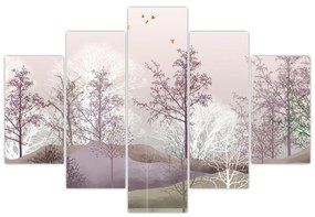 Obraz lesa (150x105 cm)