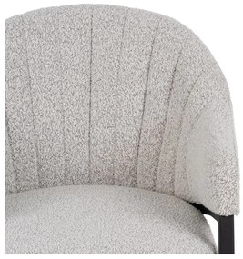 Svetlosivé kreslo – Ixia