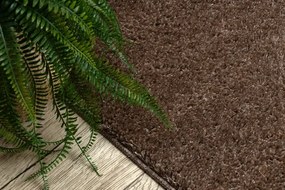 Sada kúpeľňových koberčekov SYNERGY glamour / lurex, hnedá