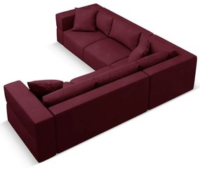 Vínovočervená variabilná rohová pohovka Esther – Milo Casa