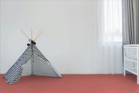 Condor Carpets, Metrážny koberec Carousel 12, na mieru, šíře 4m, ružová, filc, detská izba