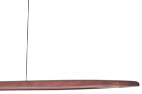 MAXLIGHT P0598 - LED Luster na lanku WOODY LED/25W/230V hnedá/borovica