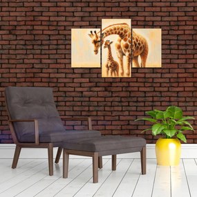 Obraz - Žirafy (90x60 cm)