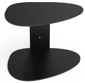 Čierna oceľová polica 29 cm Curve Bull – LIND DNA