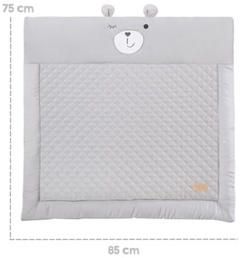 Sivá detská hracia podložka 75x85 cm Style – Roba