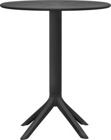 Okrúhly stôl Lacota 60 cm - čierna