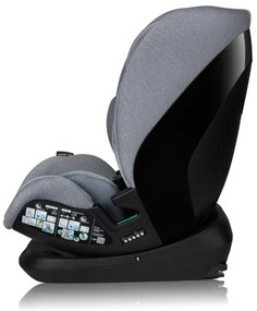 Lionelo - Autosedačka s otočnou základňou LAVENDER i-Size 76-150 cm Grey Stone