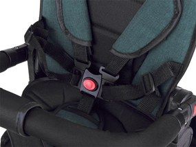Detský trojkolka Tiny Bike 3v1 so strieškou, otočná  SP0650 zelená