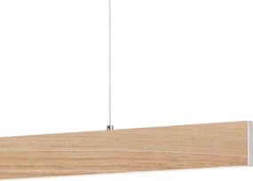 Eglo 39344 - LED závesné svietidlo na lanku CLIMENE LED/17W/230V + LED/4,2W dub