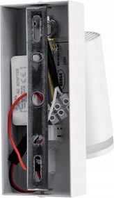 BERGE LED nástenné svietidlo GU10 s vypínačom a USB portom - biela