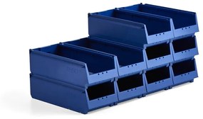 Plastové boxy AJ 9000, séria-69, 500x230x150 mm, 10 ks, modrá