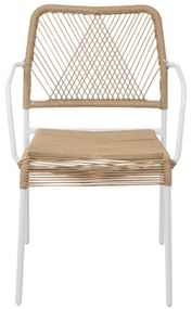 Stolička SOBREME biela / naturálna 892085