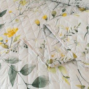 Prehoz na posteľ CITRUS GARDEN, biely Rozmer: 170 x 210 cm