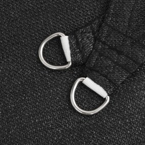 Tieniaca plachta 160 g/m², čierna 4,5x4,5 m, HDPE