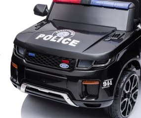 LEAN CARS Elektrické policajné autíčko BBH-021 čierne