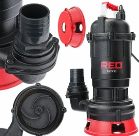 Kalové čerpadlo s nožom RTPDSR0071, 750W | RED TECHNIC