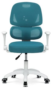 Autronic BONTEC Detská stolička, výškovo nastaviteľná, modrá sieťovina, KA-K1063 BLUE Farba: Šedá