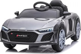 LEAN CARS Elektrické autíčko Audi R8 Lift A300 strieborné