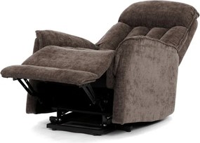 Polohovacie kreslo hnedé, elektrické TV-H9727 BR2