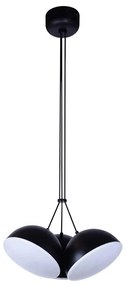 Klausen 143000 - LED Luster na lanku CROWD 3xLED/20W/230V čierna